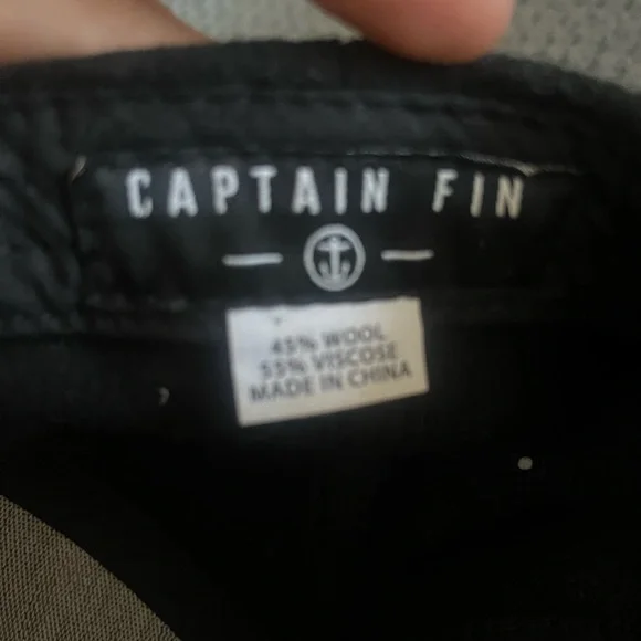 Captain Finn Black CAPTAIN Hat - Picture 3 of 3